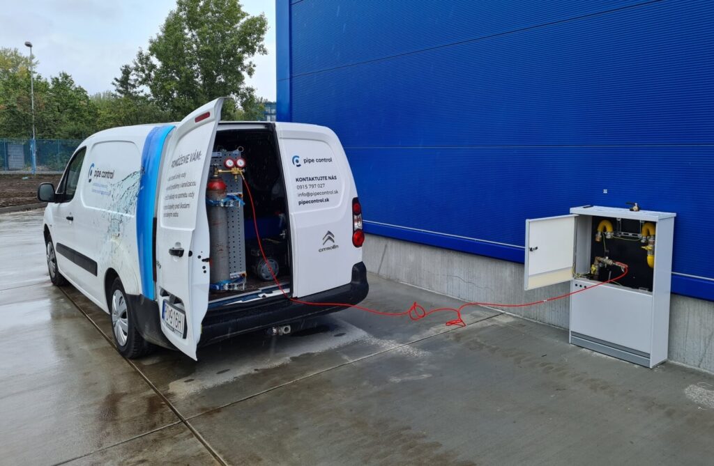 lokalizacia uniku vody vodikovou metodou